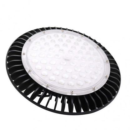 Campana Monzonita 150w 6500k Negro 16500lm Ip65 Led Smd 12,5x30x30 Cm