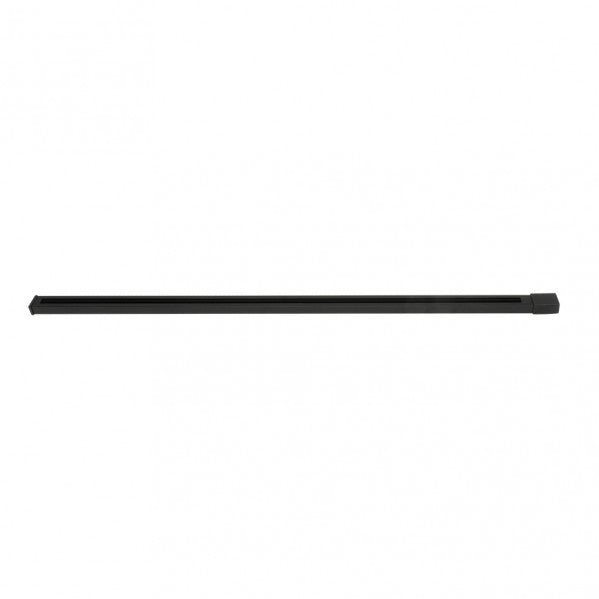 Carril Para Foco Pindal Negro 1m  2 Hilos 2x100x3,5 Cm