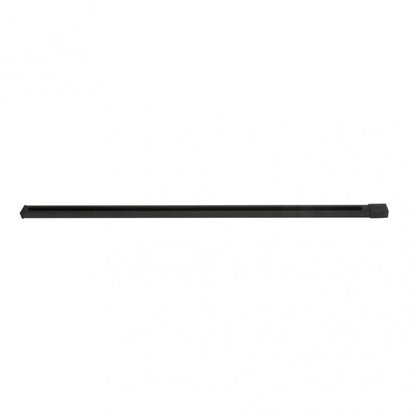 Carril Para Foco Pindal Negro 1m  2 Hilos 2x100x3,5 Cm