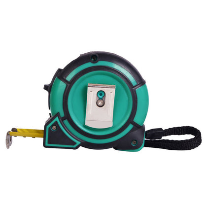 Cinta Metrica Distar 5mx19mm Negro/verde C/bloqueo ,enganche Magnetico,clip Y Asa Ergonomic