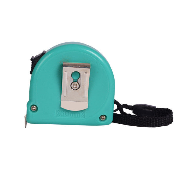 Cinta Metrica Palmo 3mx13mm Verde C/bloqueo, Enganche Magnetico,clip Y Asa