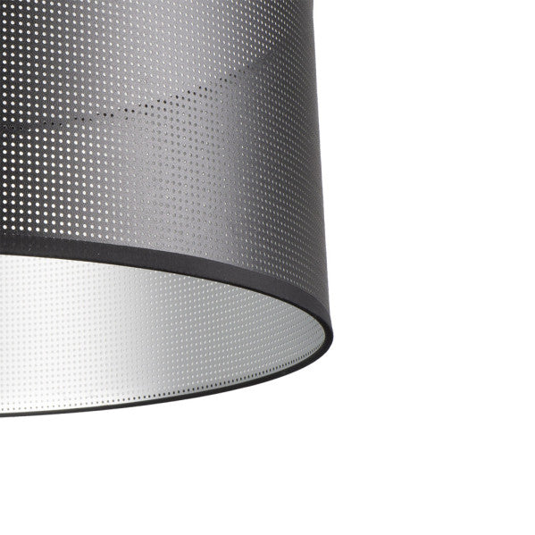 Colgante Anastasia 1xe27 Negro/negro-plata Regx40x40 Cm