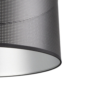 Colgante Anastasia 1xe27 Negro/negro-plata Regx40x40 Cm