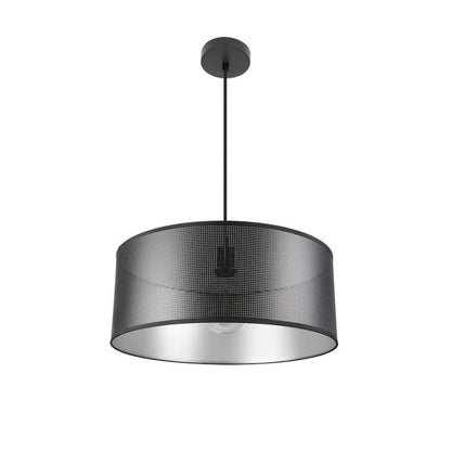 Colgante Anastasia 1xe27 Negro/negro-plata Regx50x50 Cm