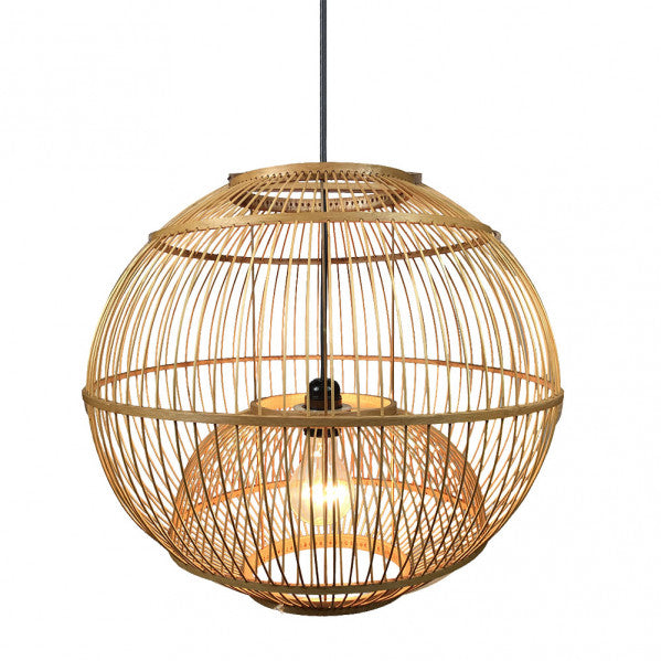 Colgante Bambu 1xe27 Croton Regx45d