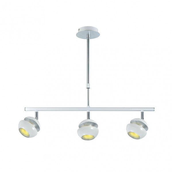 Colgante Beethoven Blanco/plata 3xgu10