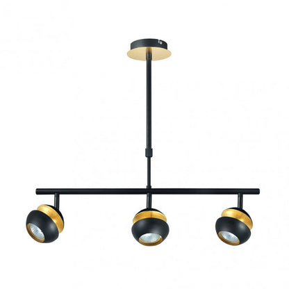 Colgante Beethoven Negro/oro 3xgu10