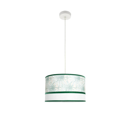 Colgante Caledonia 1xe27 Blanco/verde Regx40x40cm
