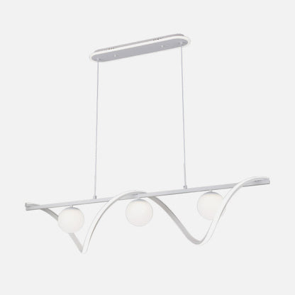 Colgante Century Blanco 151w 3000-4000-6000k 12590lm C/luz Ambiente, Remoto, Reg.intensidad Regx120x26cm