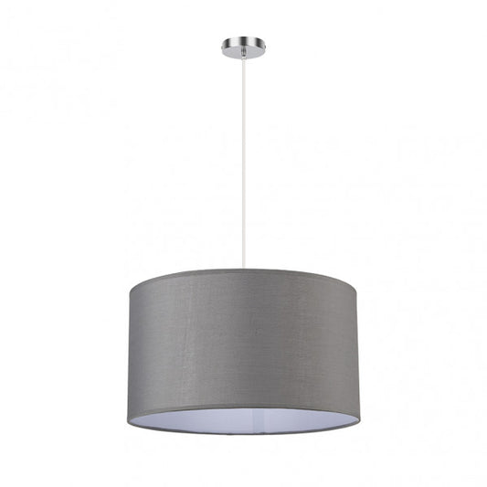 Colgante Chanza 2xe27 Cromo/gris Regx40x40 Cm