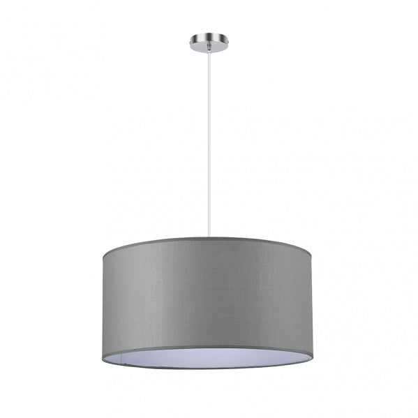 Colgante Chanza 3xe27 Cromo/gris Regx50x50 Cm