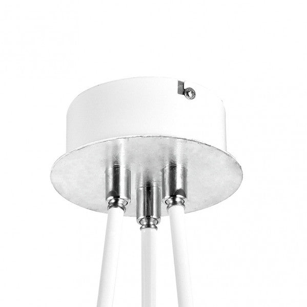 Colgante Ciudad Del Cabo 3l 18w 4000k Blanco/plata 53x39x39 Cm 1440 Lm Dirigible Y Orientable