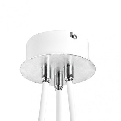 Colgante Ciudad Del Cabo 3l 18w 4000k Blanco/plata 53x39x39 Cm 1440 Lm Dirigible Y Orientable