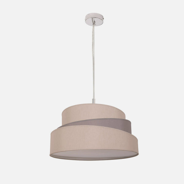 Colgante Colonia Cromo/gris-topo 3xe27 Regx40x40 Cm