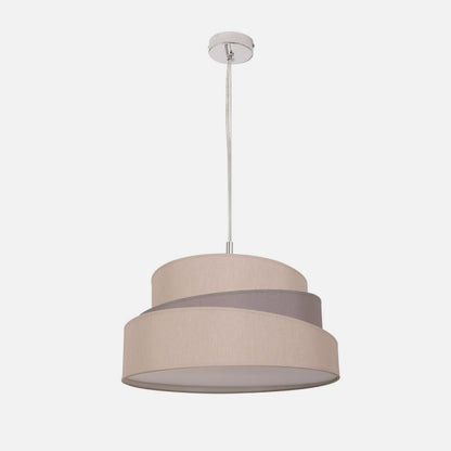 Colgante Colonia Cromo/gris-topo 3xe27 Regx40x40 Cm