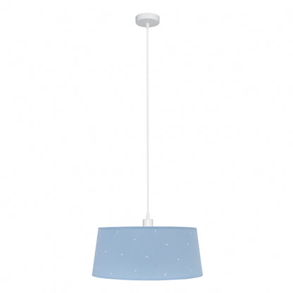 Colgante Consciencia 1xe27 Celeste Regx40x40 Cm