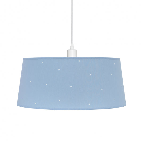 Colgante Consciencia 1xe27 Celeste Regx40x40 Cm