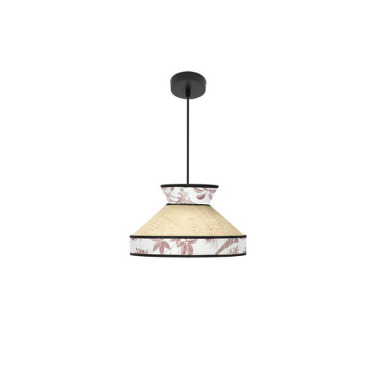 Colgante Constantinopla 1xe27 Beis/rojo Regx30x30cm