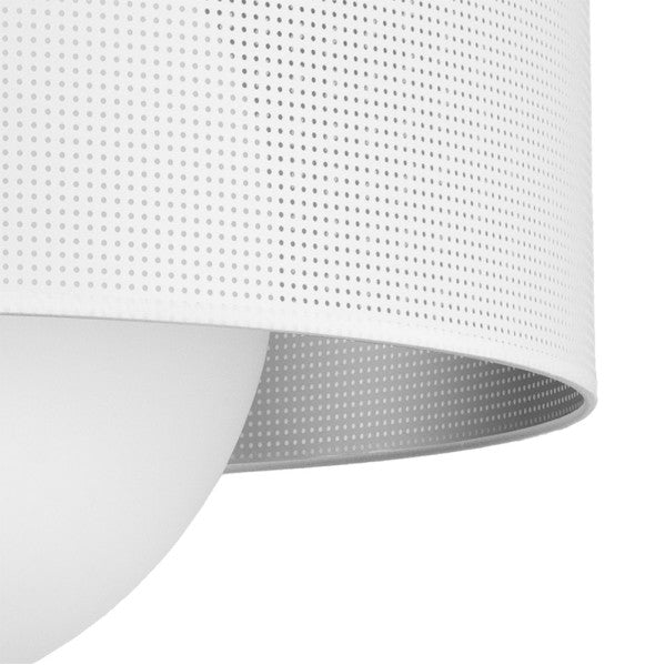 Colgante Cosmico 1xe27 Niquel/blanco-plata Regx30x30 Cm