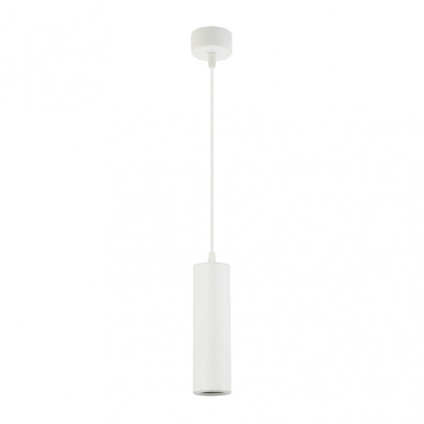 Colgante Drach 1xgu10 Blanco Regx6x6 cm