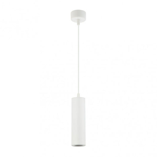 Colgante Drach 1xgu10 Blanco Regx6x6 cm