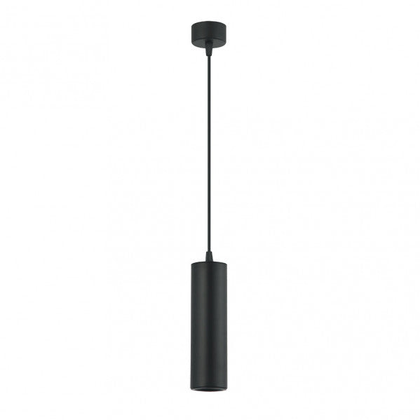 Colgante Drach 1xgu10 Negro Regx6x6 cm