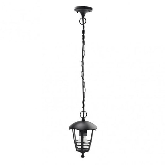Colgante Exterior Aluminio Alnilan 1xe27 Negro  Regx16x16 Cm  Ip44