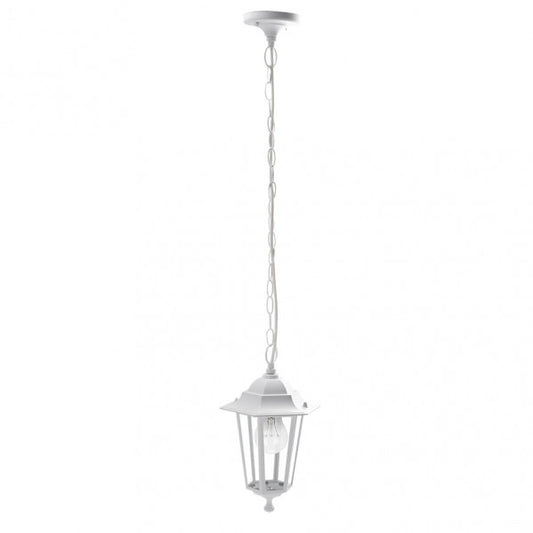 Colgante Exterior Aluminio Auriga 1xe27 Blanco  Regx17x17 Cm  Ip44