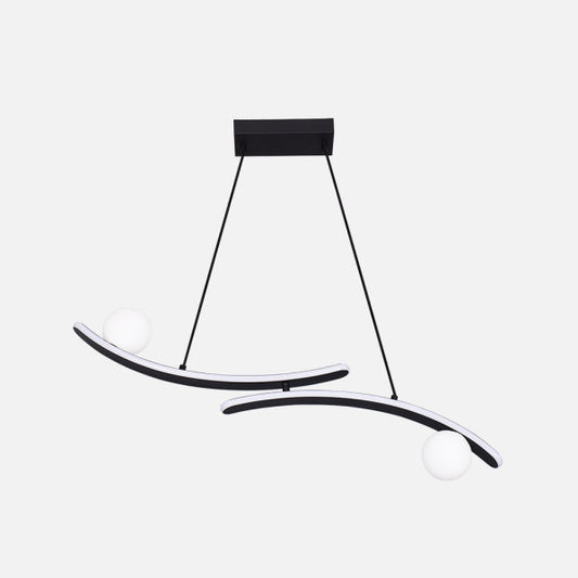 Colgante Fermoselle 24w+6w 4000k Negro Regx82x9  Cm 2550lm