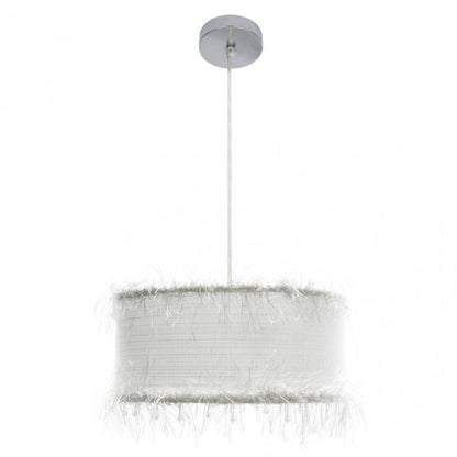 Colgante Hilos 1xe27 Blanca Regx40x40 Cm