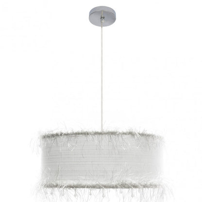 Colgante Hilos 1xe27 Blanca Regx50x50 Cm