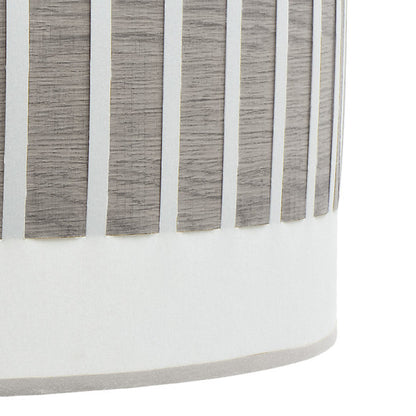 Colgante Ivanna 1xe27 Niquel/blanco-madera Gris Regx40x40 Cm
