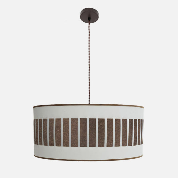 Colgante Ivanna 3xe27 Marron/blanco-oxido Regx60x60 Cm