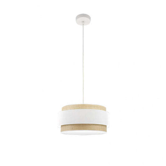 Colgante Kandy 1xe27 Natural/blanco Regx40x40 Cm