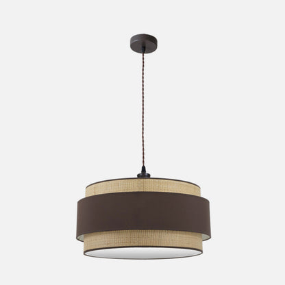 Colgante Kandy 3xe27 Natural/marron Regx60x60 Cm
