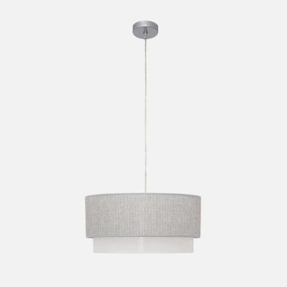 Colgante Kenya 3xe27 Gris/blanco Regx40x40 Cm