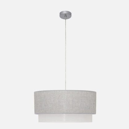 Colgante Kenya 3xe27 Gris/blanco Regx50x50 Cm