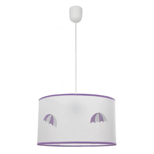 Colgante Lluvia 1xe27 Lila Regx30d