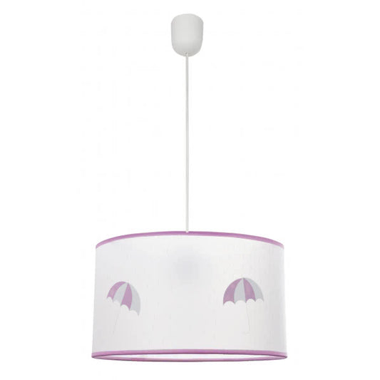 Colgante Lluvia 1xe27 Rosa Regx30d