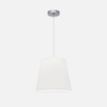 Colgante Maldivas 1xe27 Cromo/blanco Regx35x35 Cm