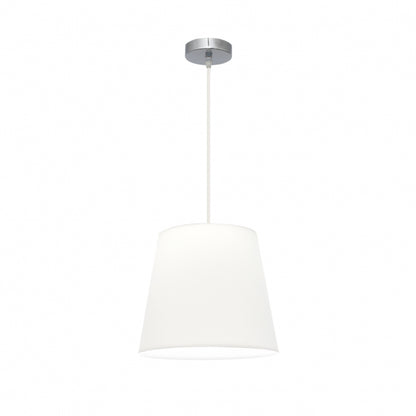 Colgante Maldivas 1xe27 Cromo/blanco Regx35x35 Cm