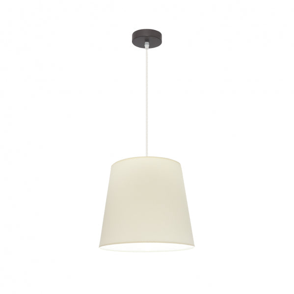 Colgante Maldivas 1xe27 Marron/beis Regx35x35 Cm