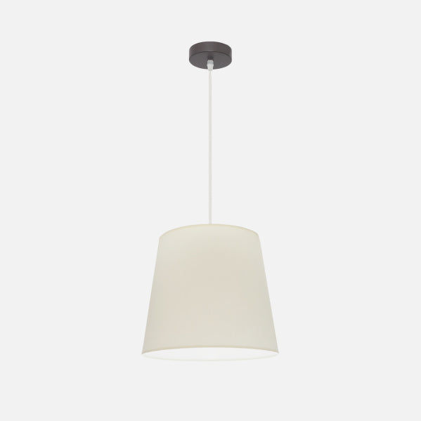 Colgante Maldivas 1xe27 Marron/beis Regx35x35 Cm