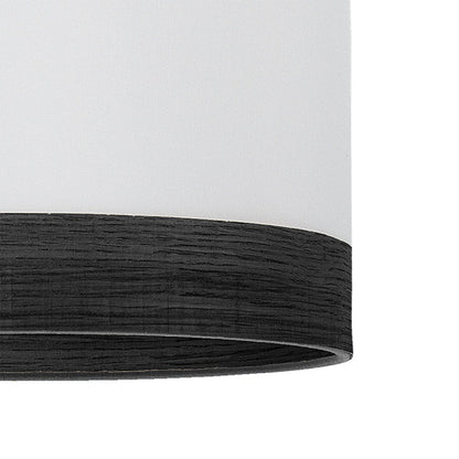 Colgante Olga 1xe27 Negro/blanco-mad.negra Regx50x50 Cm