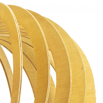 Colgante Olmo 1xe27 Madera Natural Regx45x45 Cm