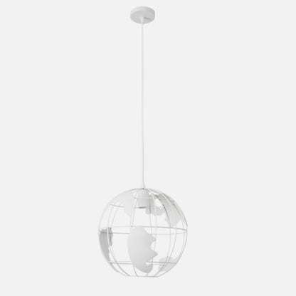 Colgante Orbe 1xe27 Blanco Regx30x30 Cm