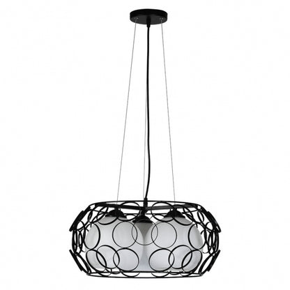 Colgante Peregrino 3xe27 Negro Regx45d