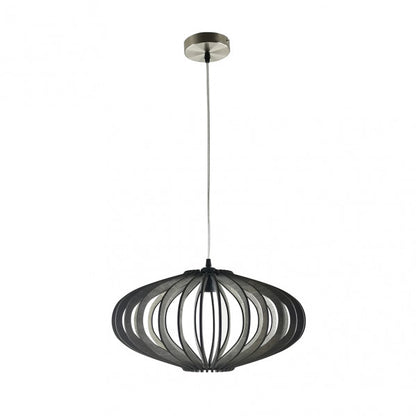 Colgante Sapelli 1xe27 Madera Cafe Regx45x45 Cm