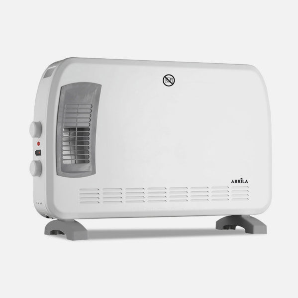 Convector Bengala 2000w Blanco/gris 3potencias funcion Turbo Termost.regulable Seguridad,asa 42,5x61x20,5cm