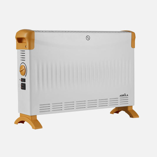 Convector Kevin Alto 2000w Blanco/ocre 3pot. Termostato Reg. Funcion Turbo Control Temp.proteccion.38x57x17cm